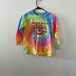 Color tone Long Beach California long sleeve tie die size small (6-8)